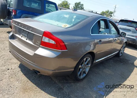 2010 Volvo S80 T6 из США, поврежденный, VIN YV1992AH5A1129726